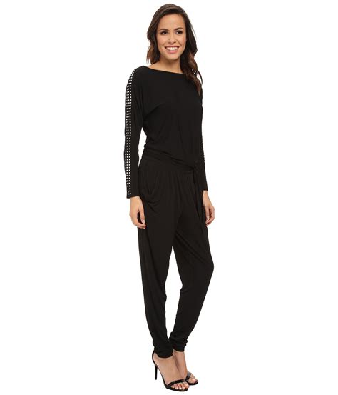 michael kors jumpsuits|michael kors long sleeve jumpsuit.